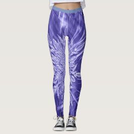Isigblåttdamasker Leggings