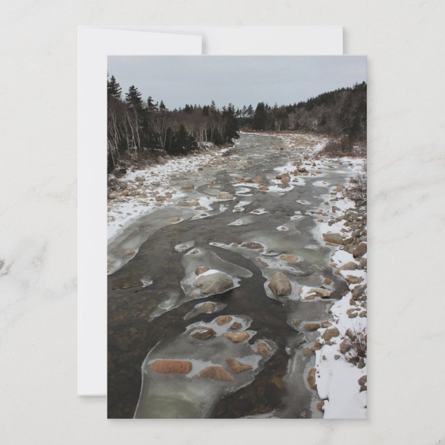 Isigens avtryck i floden (Framsida)