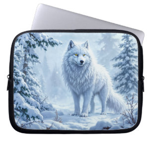 Isikdödande av snöskogarnas vita varg laptop fodral