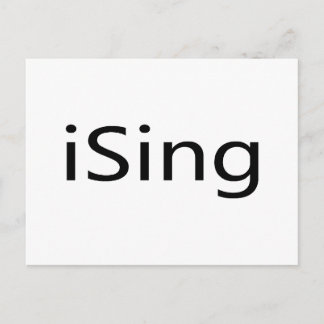 iSing Vykort