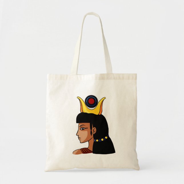 Isis - Ancient Egyptian Goddess Tote Tygkasse (Framsidan)