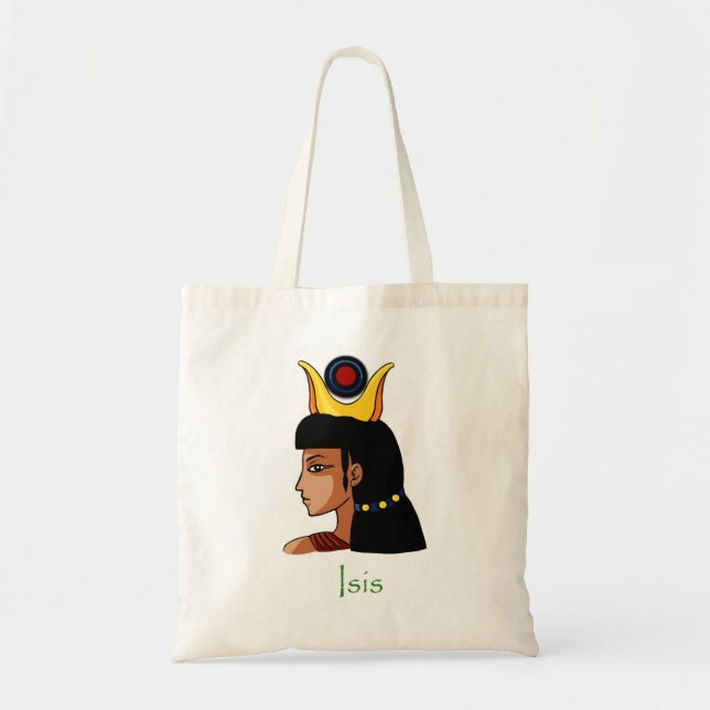 Isis - Ancient egyptisk gudinna Tote (Named) Tygkasse (Framsidan)