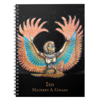 Isis Egyptian Goddess Vingar Maureen Girard Anteckningsbok