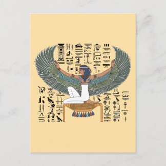 Isis Gud - Forntida Egyptisk Historia Vykort