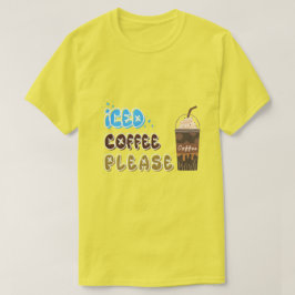 Iskall kaffe tack t shirt