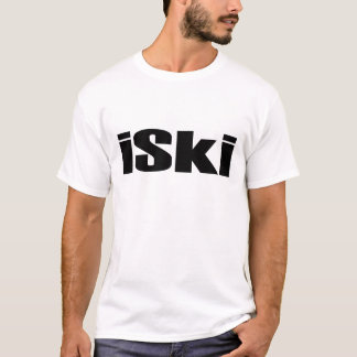 iSki som är grafisk, manar, skjorta, tshirt, sport T-shirt
