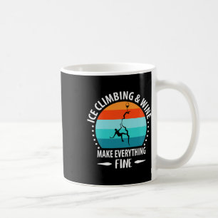 Isklättring, Isyxa, Bergsklättring, Bergsklättrare Kaffemugg