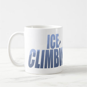 Isklättring, lik sten som klättrar endast mer ha kaffemugg