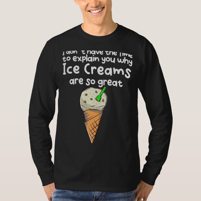 Iskräm är så Underbara T Shirt (Framsida)