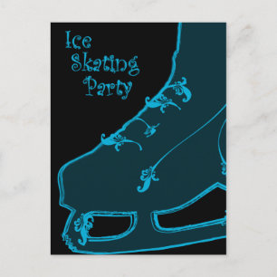 iskridinbjudan till party paisley inbjudan vykort