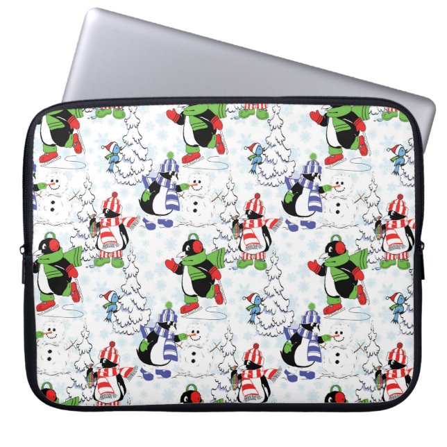 Iskridskridskor Laptop Fodral (Framsidan)