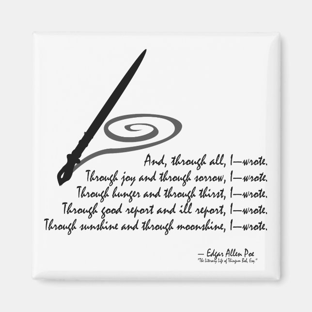 Iskriftlig Magnet (Framsidan)