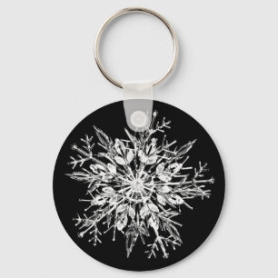 Iskristallsnowflake Nyckelring