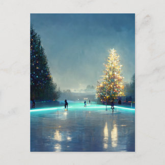 Iskrom utomhus i land vykort