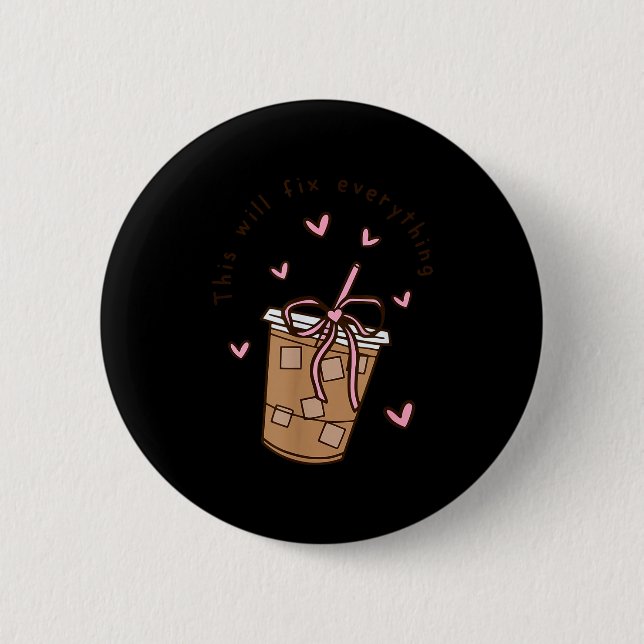 Iskuggat kaffe citat som sagt Sarcastic Nk flickak Knapp (Framsida)