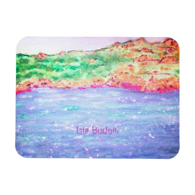 Isla Budelli Magnet (Horisontell)