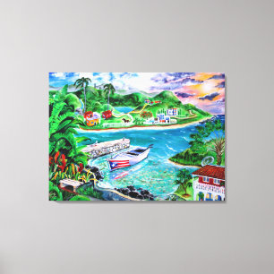 Isla Del Encanto - Art by Galina - Canvastryck