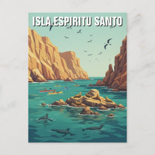 Isla Espíritu Santo Mexiko Vykort