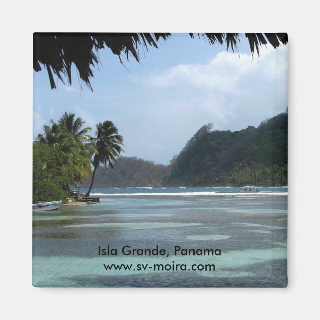 Isla Grande, Panama Magnet (Framsidan)