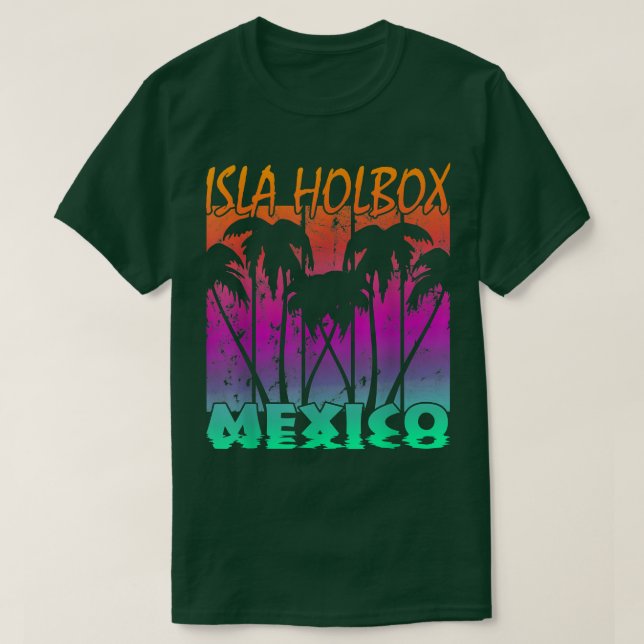 Isla Holbox Mexico  T Shirt (Design framsida)