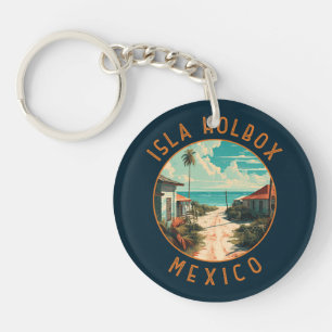 Isla Holbox Mexiko Resemål Vintage