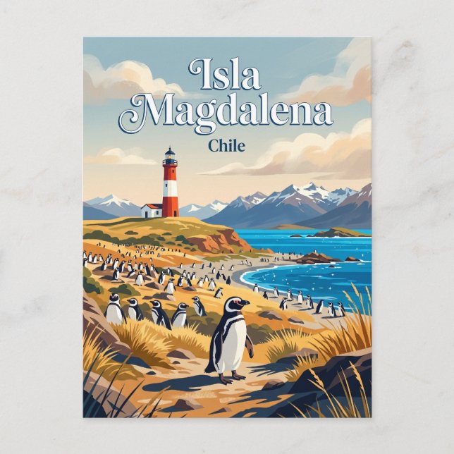 Isla Magdalena Chile Vykort (Framsida)