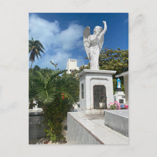 Isla Mujeres Cemetery Hushing Angel Vykort