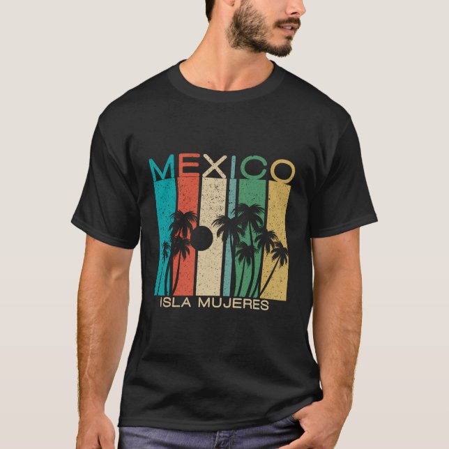 Isla Mujeres Mexiko Isla Mujeres T Shirt (Framsida)