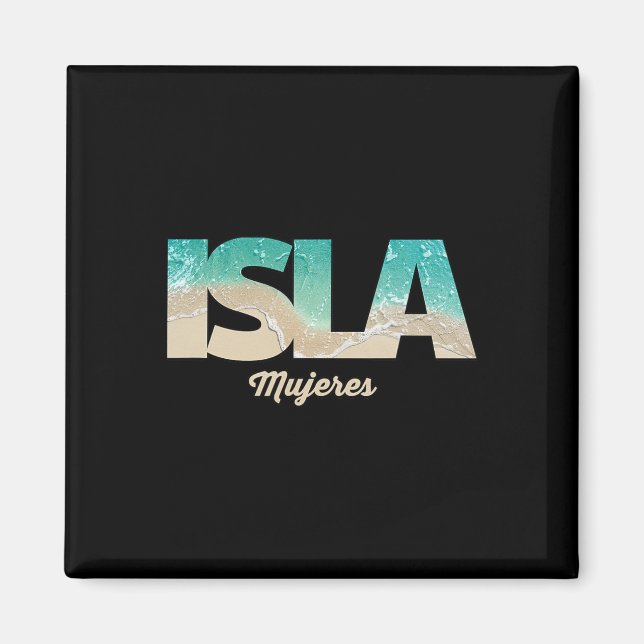 Isla Mujeres Mexiko Magnet (Framsidan)