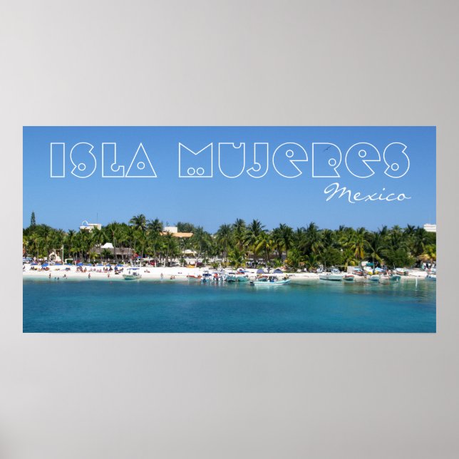 Isla Mujeres, Mexiko Poster (Framsidan)
