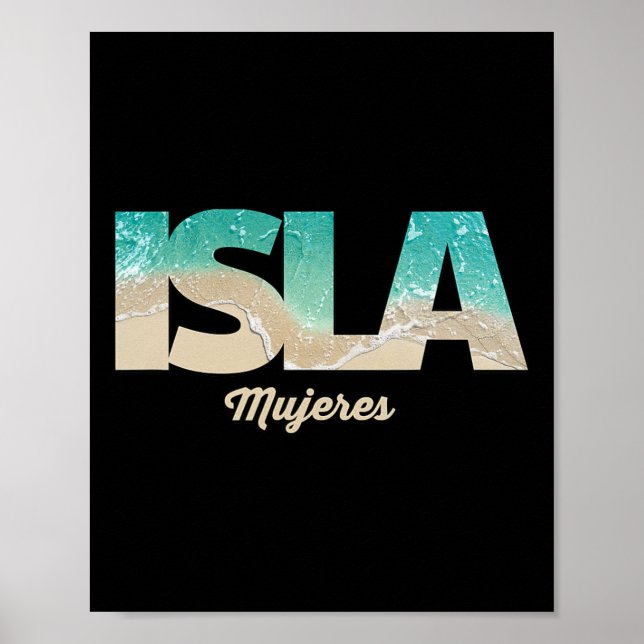 Isla Mujeres Mexiko Poster (Framsidan)