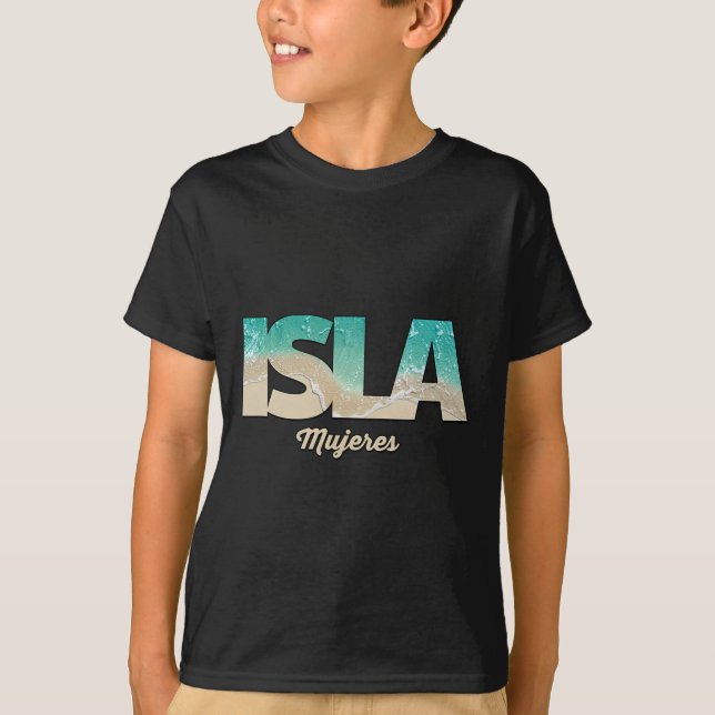 Isla Mujeres Mexiko T Shirt (Framsida)