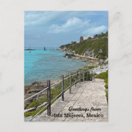 Isla Mujeres Postcard Punta Sur Park Vykort