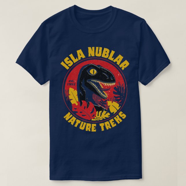 Isla Nublar Nature Treks T Shirt (Design framsida)