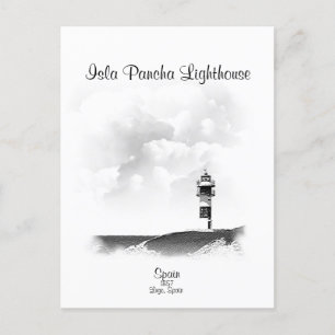 ISLA PANCHA LIGHTHOUSE, SPANIEN VYKORT