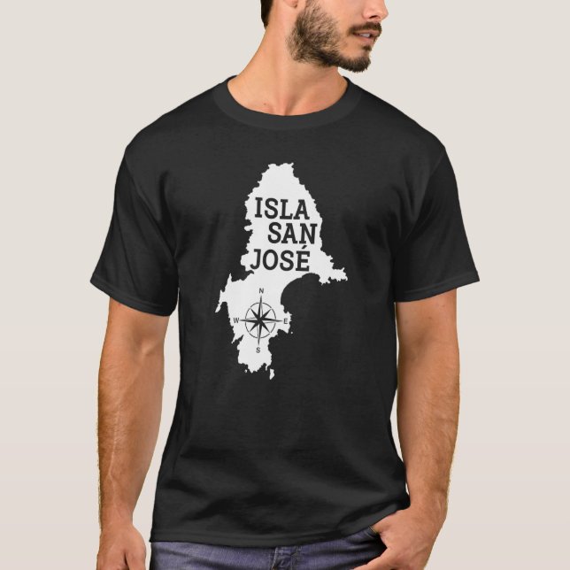 Isla San José Panama 7-Vilden Tropi för överlevnad T Shirt (Framsida)
