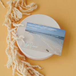 Isla Saona - Karibien Beach med Seashell Vykort