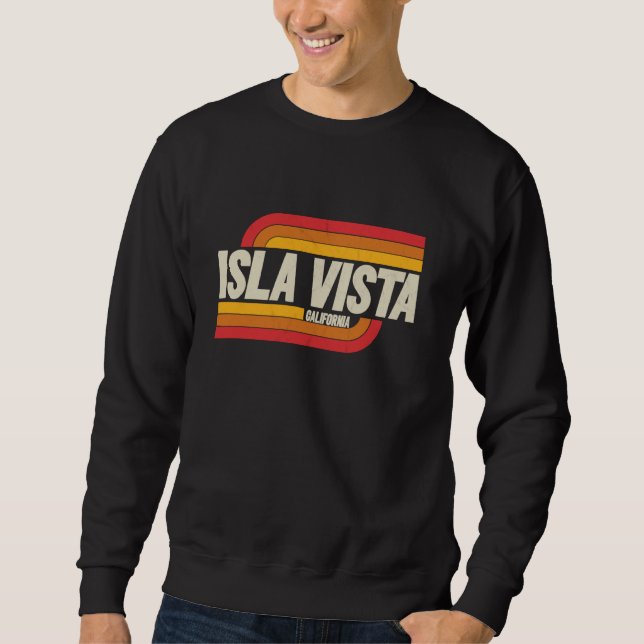 Isla Vista CA Antik Souvenir Lång Ärmad Tröja (Framsida)