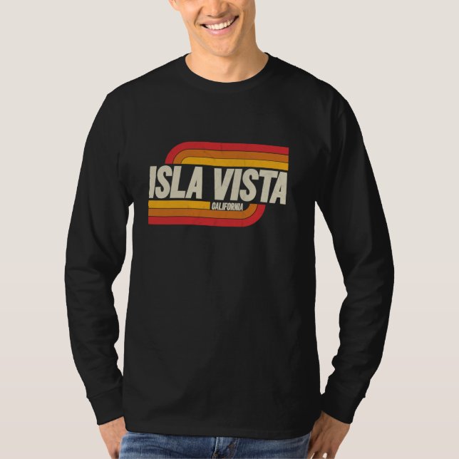 Isla Vista CA Antik Souvenir T Shirt (Framsida)