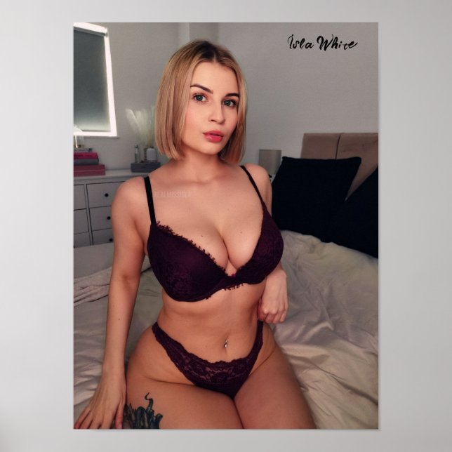 Isla White Poster (Framsidan)