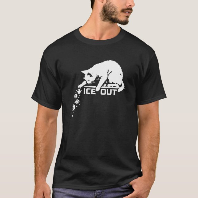 ISLÄGG Ut Katts Pusher Isbitar Meme Långärmad T Shirt (Framsida)