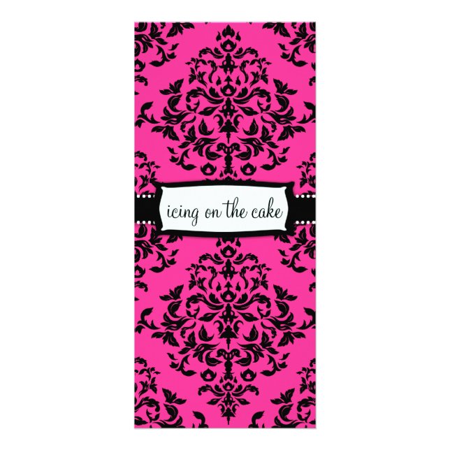 Isläggning 311 på tårtashock rosa reklamkort (Framsidan)