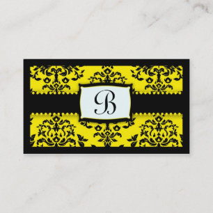 Isläggning för 311 Monogram på tårtabiet Visitkort