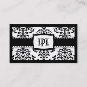 Isläggning för 311 Monogram på tårtan - Visitkort