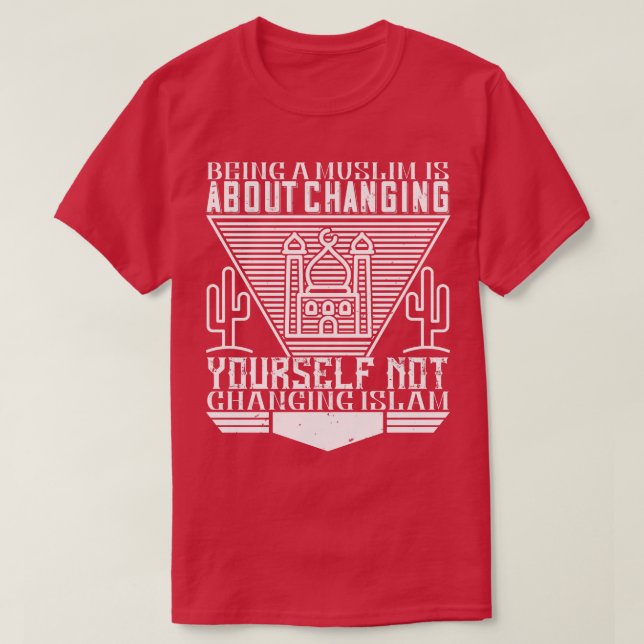 Islam - ett muslimskt Elak T Shirt (Design framsida)