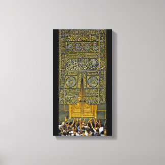 Islam Islamic Arabic Calligraphy Hajj Kaaba Canvastryck