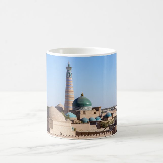 Islam Khodja Minaret & mosque - Khiva, Uzbekistan Kaffemugg (Center)