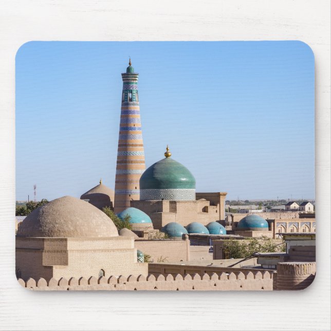 Islam Khodja Minaret & mosque - Khiva, Uzbekistan Musmatta (Framsidan)