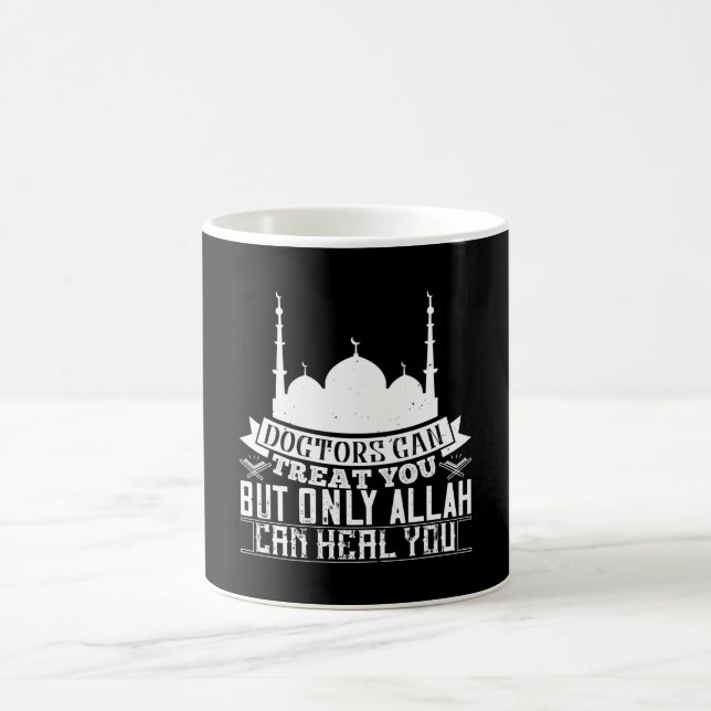Islam - Läkare kan behandla er alla kan läka er Kaffemugg (Center)