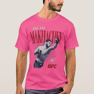 Islam Makhachev Retro Bitmap Stil T Shirt
